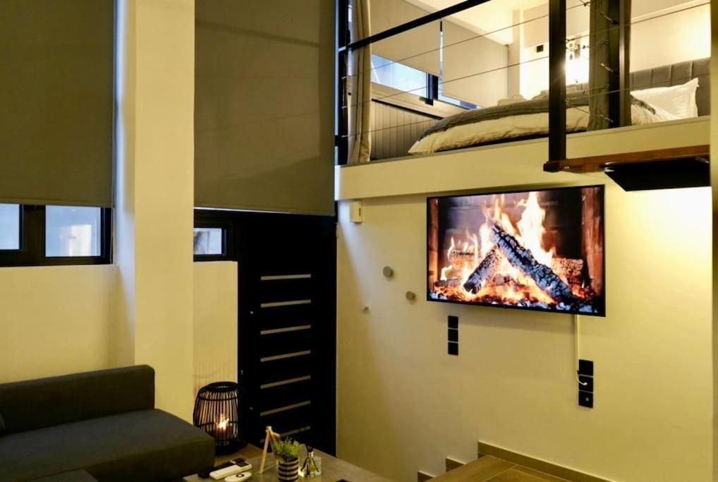 Ferienwohnung Cosy Loft Patras Exterior foto