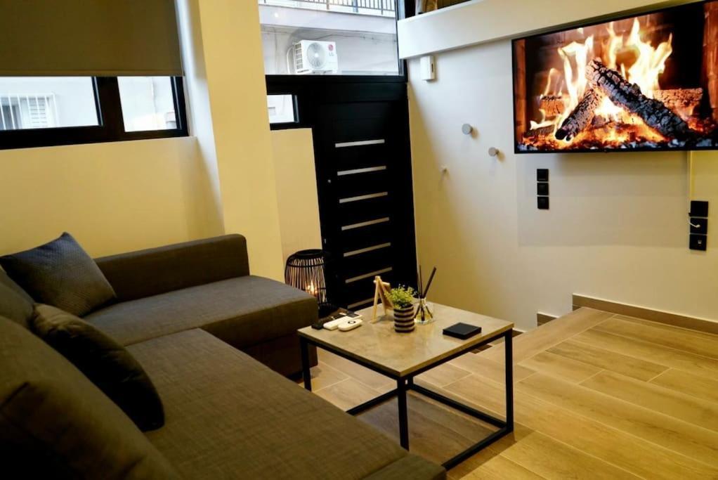 Ferienwohnung Cosy Loft Patras Exterior foto